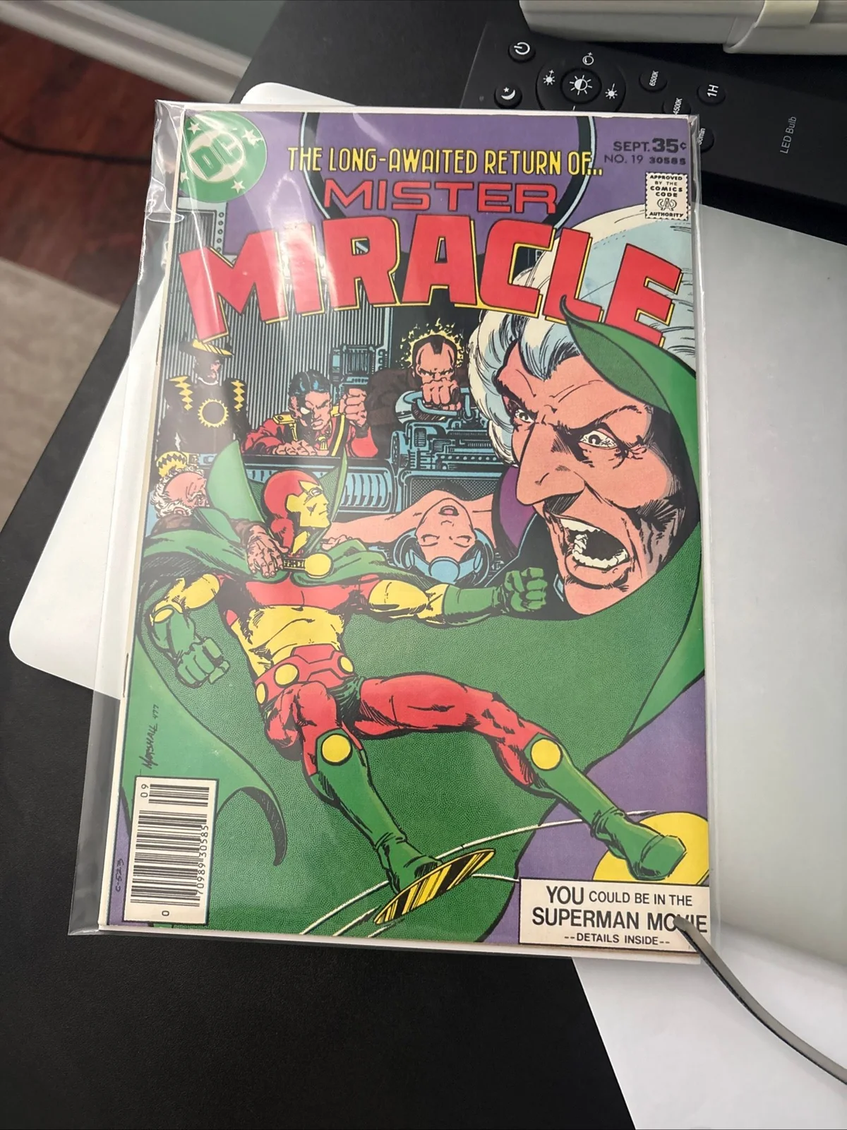 Submitted Mister Miracle cover